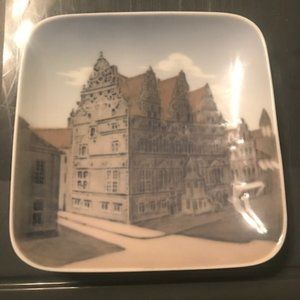 Royal Copenhagen Vintage Trinket Plate - Jens Bangs Stenhus Aalborg
